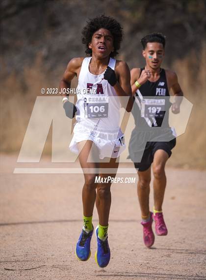 Thumbnail 2 in CHSAA 3A Cross Country Final photogallery.