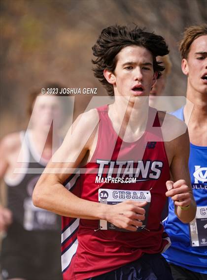 Thumbnail 2 in CHSAA 3A Cross Country Final photogallery.
