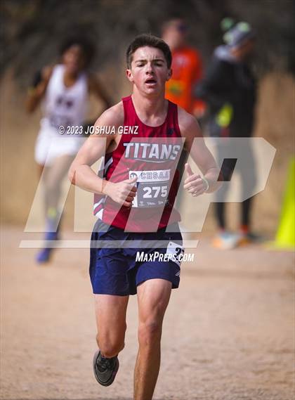 Thumbnail 2 in CHSAA 3A Cross Country Final photogallery.