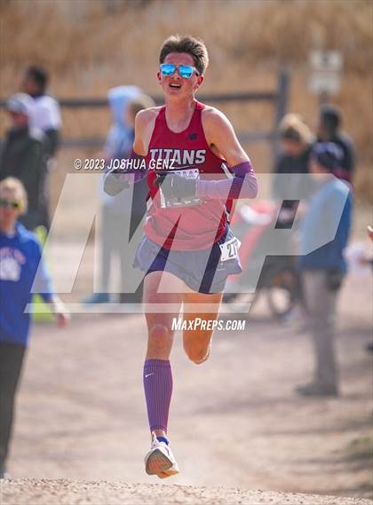 Thumbnail 2 in CHSAA 3A Cross Country Final photogallery.