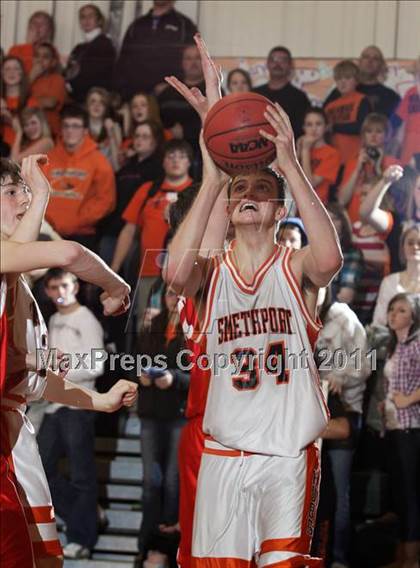 Thumbnail 2 in Cameron County vs Smethport @ Port Allegany (NTL Semifinal) photogallery.