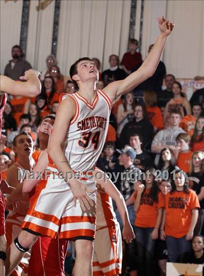 Thumbnail 2 in Cameron County vs Smethport @ Port Allegany (NTL Semifinal) photogallery.