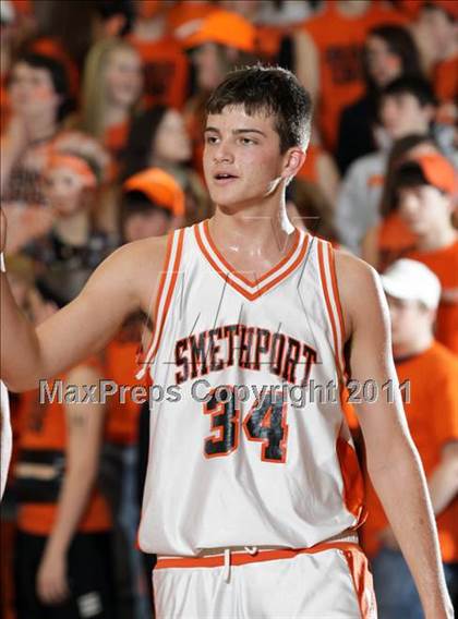 Thumbnail 2 in Cameron County vs Smethport @ Port Allegany (NTL Semifinal) photogallery.