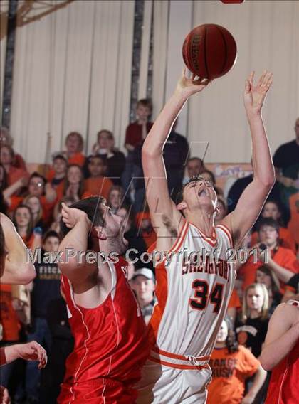 Thumbnail 1 in Cameron County vs Smethport @ Port Allegany (NTL Semifinal) photogallery.