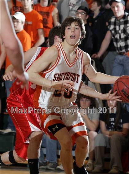 Thumbnail 1 in Cameron County vs Smethport @ Port Allegany (NTL Semifinal) photogallery.