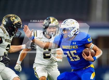 Thumbnail 2 in Whiteface vs. Gordon (UIL 1A Division I Football Final) photogallery.
