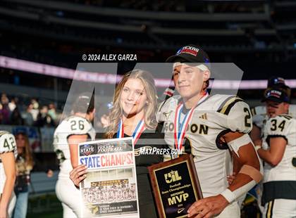 Thumbnail 3 in Whiteface vs. Gordon (UIL 1A Division I Football Final) photogallery.