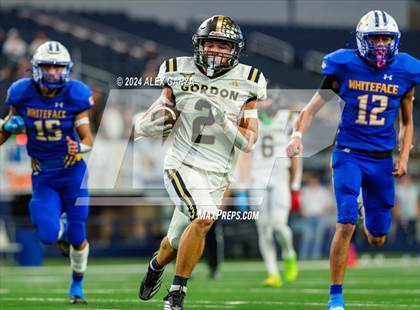 Thumbnail 2 in Whiteface vs. Gordon (UIL 1A Division I Football Final) photogallery.
