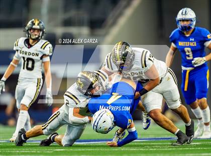 Thumbnail 3 in Whiteface vs. Gordon (UIL 1A Division I Football Final) photogallery.