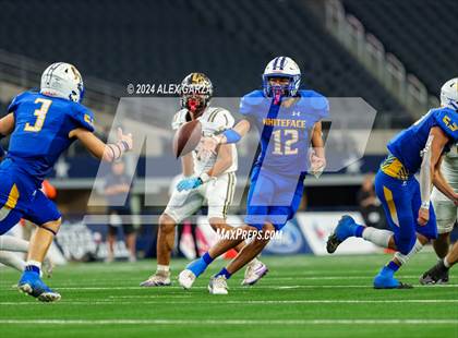 Thumbnail 3 in Whiteface vs. Gordon (UIL 1A Division I Football Final) photogallery.
