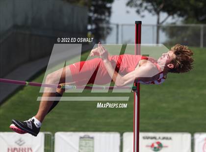 Thumbnail 3 in CIF State Track and Field Championship (Boys High Jump) photogallery.