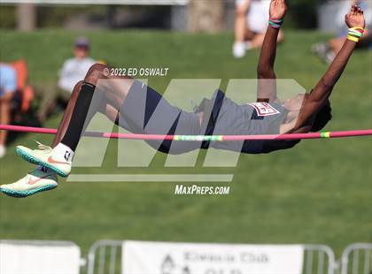 Thumbnail 1 in CIF State Track and Field Championship (Boys High Jump) photogallery.