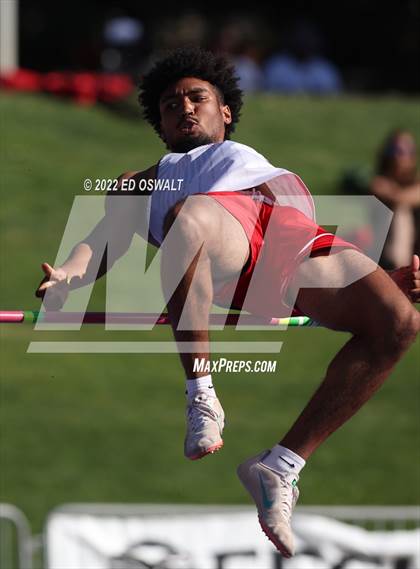 Thumbnail 3 in CIF State Track and Field Championship (Boys High Jump) photogallery.