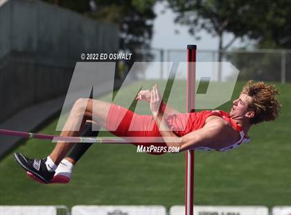 Thumbnail 1 in CIF State Track and Field Championship (Boys High Jump) photogallery.