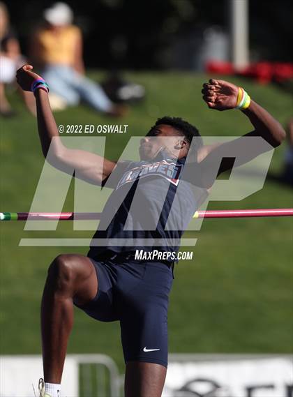 Thumbnail 3 in CIF State Track and Field Championship (Boys High Jump) photogallery.