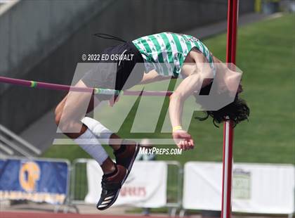 Thumbnail 1 in CIF State Track and Field Championship (Boys High Jump) photogallery.