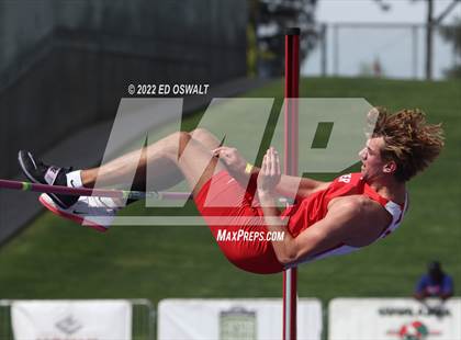 Thumbnail 2 in CIF State Track and Field Championship (Boys High Jump) photogallery.