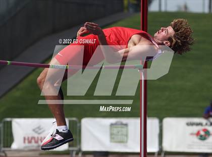 Thumbnail 1 in CIF State Track and Field Championship (Boys High Jump) photogallery.