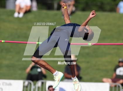 Thumbnail 1 in CIF State Track and Field Championship (Boys High Jump) photogallery.