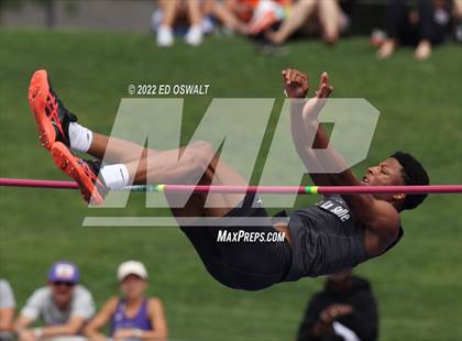 Thumbnail 1 in CIF State Track and Field Championship (Boys High Jump) photogallery.