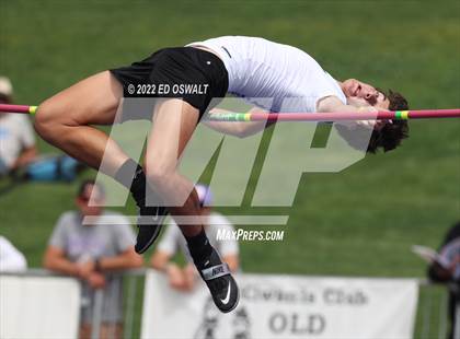 Thumbnail 1 in CIF State Track and Field Championship (Boys High Jump) photogallery.