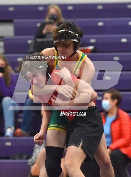 Thumbnail 3 in Sanderson vs Cardinal Gibbons (Broughton Tri-Meet) photogallery.