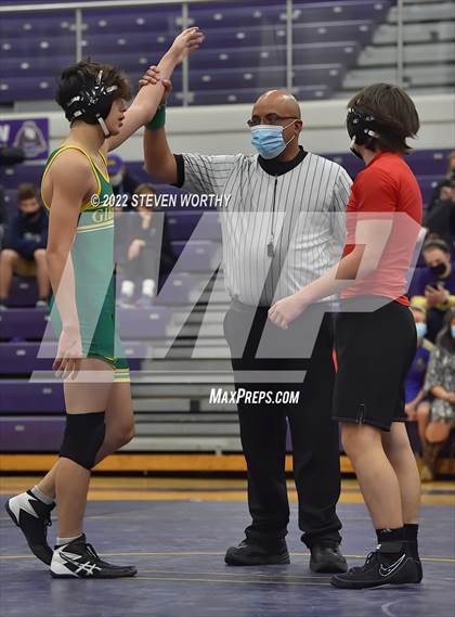 Thumbnail 3 in Sanderson vs Cardinal Gibbons (Broughton Tri-Meet) photogallery.