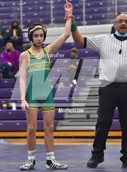 Thumbnail 3 in Sanderson vs Cardinal Gibbons (Broughton Tri-Meet) photogallery.