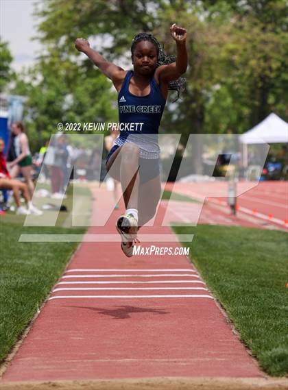 Thumbnail 1 in CHSAA Track & Field 5A Championships (Girls Triple Jump) photogallery.