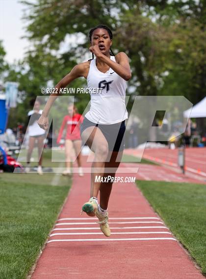Thumbnail 3 in CHSAA Track & Field 5A Championships (Girls Triple Jump) photogallery.