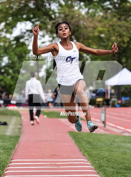 Thumbnail 2 in CHSAA Track & Field 5A Championships (Girls Triple Jump) photogallery.