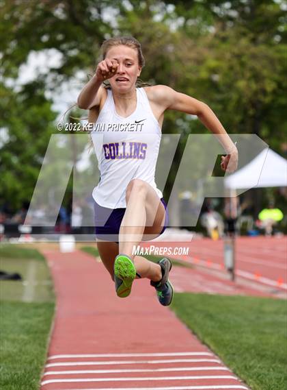Thumbnail 2 in CHSAA Track & Field 5A Championships (Girls Triple Jump) photogallery.