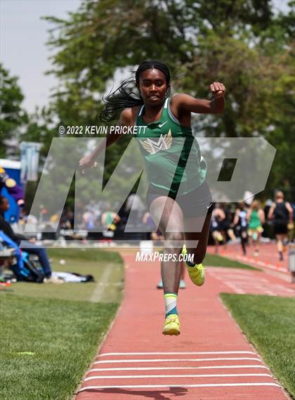 Thumbnail 3 in CHSAA Track & Field 5A Championships (Girls Triple Jump) photogallery.