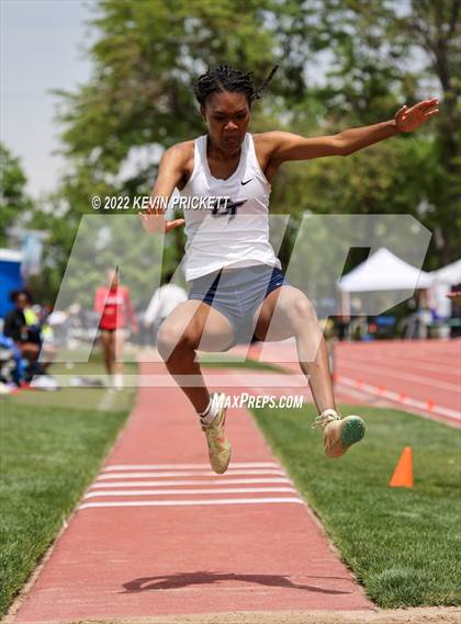 Thumbnail 3 in CHSAA Track & Field 5A Championships (Girls Triple Jump) photogallery.