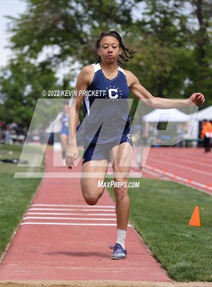 Thumbnail 1 in CHSAA Track & Field 5A Championships (Girls Triple Jump) photogallery.