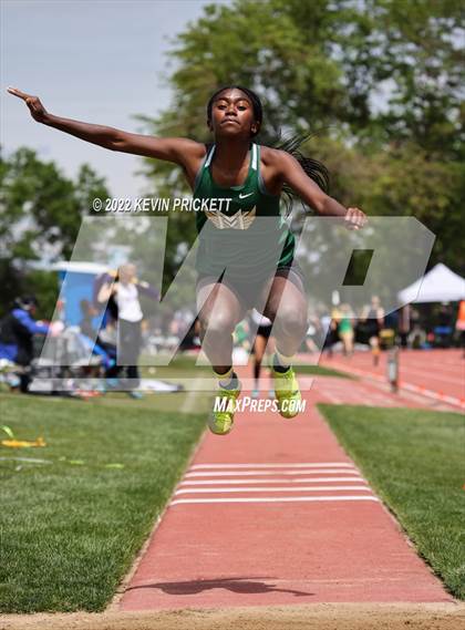 Thumbnail 2 in CHSAA Track & Field 5A Championships (Girls Triple Jump) photogallery.
