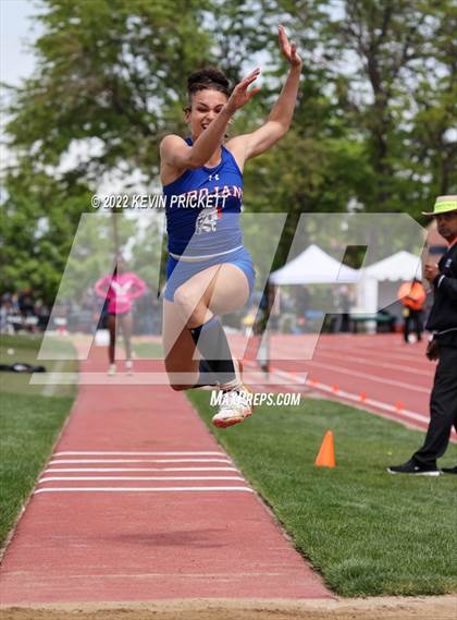 Thumbnail 2 in CHSAA Track & Field 5A Championships (Girls Triple Jump) photogallery.