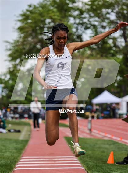 Thumbnail 1 in CHSAA Track & Field 5A Championships (Girls Triple Jump) photogallery.