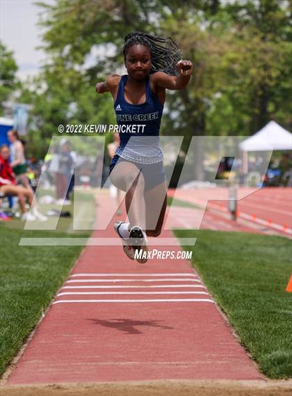 Thumbnail 2 in CHSAA Track & Field 5A Championships (Girls Triple Jump) photogallery.