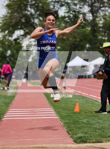 Thumbnail 1 in CHSAA Track & Field 5A Championships (Girls Triple Jump) photogallery.