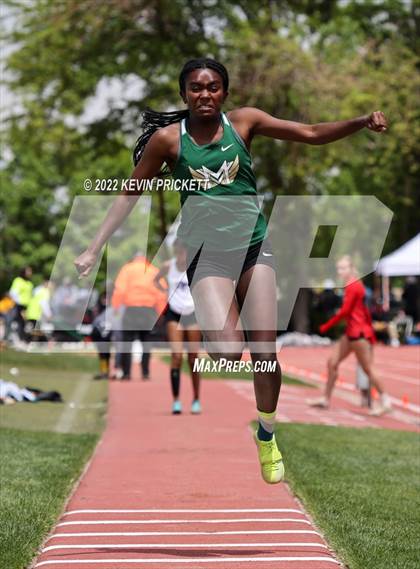 Thumbnail 2 in CHSAA Track & Field 5A Championships (Girls Triple Jump) photogallery.