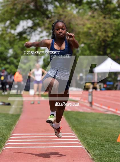 Thumbnail 1 in CHSAA Track & Field 5A Championships (Girls Triple Jump) photogallery.