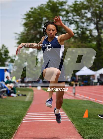 Thumbnail 3 in CHSAA Track & Field 5A Championships (Girls Triple Jump) photogallery.