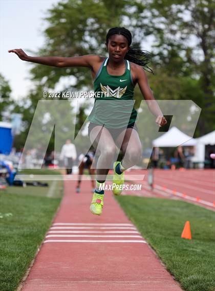 Thumbnail 2 in CHSAA Track & Field 5A Championships (Girls Triple Jump) photogallery.