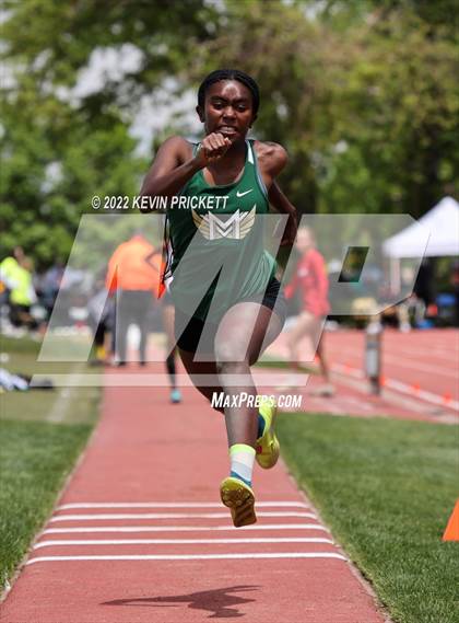Thumbnail 2 in CHSAA Track & Field 5A Championships (Girls Triple Jump) photogallery.