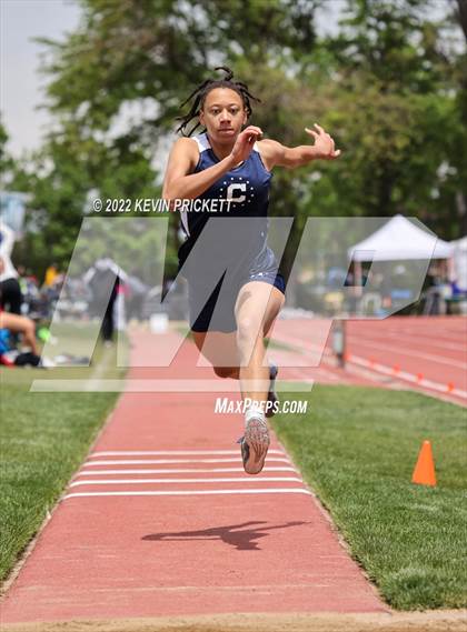Thumbnail 2 in CHSAA Track & Field 5A Championships (Girls Triple Jump) photogallery.