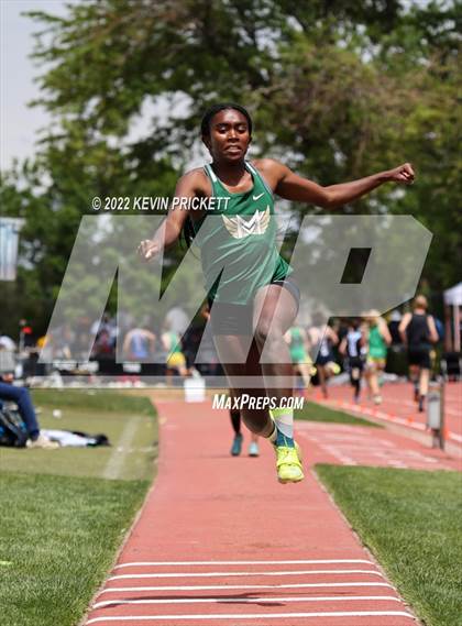 Thumbnail 2 in CHSAA Track & Field 5A Championships (Girls Triple Jump) photogallery.