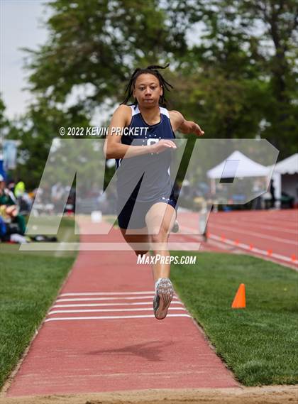 Thumbnail 2 in CHSAA Track & Field 5A Championships (Girls Triple Jump) photogallery.