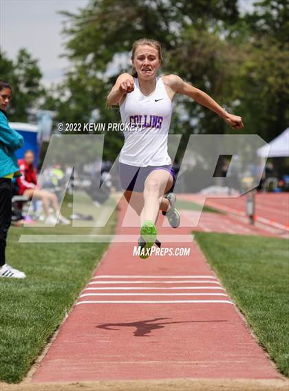Thumbnail 3 in CHSAA Track & Field 5A Championships (Girls Triple Jump) photogallery.