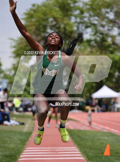 Thumbnail 2 in CHSAA Track & Field 5A Championships (Girls Triple Jump) photogallery.